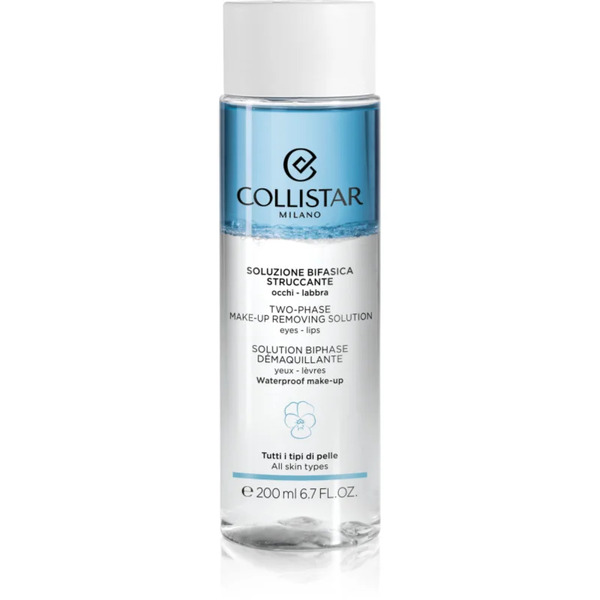  Collistar Cleansing Two-phase Make-up Removing Solution Eyes-lips Struccatore Addolcente Bi-fase Occhi-labbra 200 Ml 