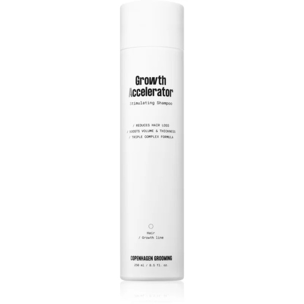  Copenhagen Grooming Growth Accelerator Shampoo Shampoo Attivatore Per Stimolare La Crescita E Rinforzare I Capelli Dalle Radici 250 Ml 
