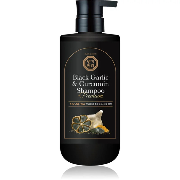 Daeng Gi Meo Ri Black Garlic & Curcumin Shampoo Shampoo Di Rigenerazione Profonda Per Stimolare La Crescita E Rinforzare I Capelli Dalle Radici 500 Ml 