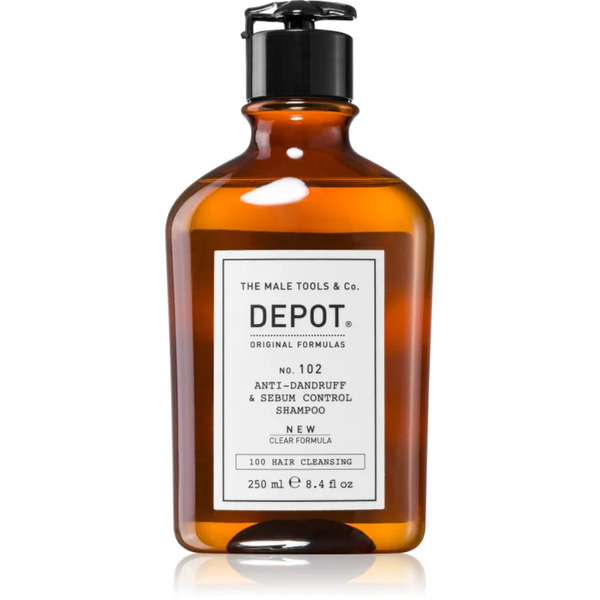  Depot 100 Hair Cleansing No. 102 Purifying & Sebum Control Shampoo Riequilibrante Per Cuoio Capelluto Grasso 250 Ml 