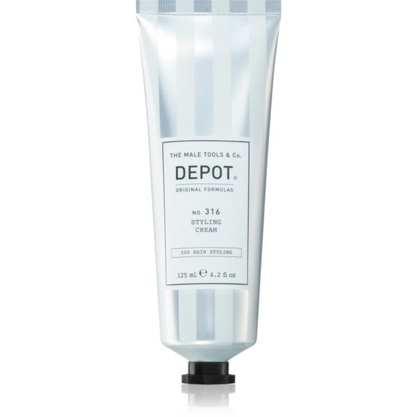  Depot 300 Hair Styling No. 316 Styling Cream Crema Styling Per Fissaggio Medio E Riflessi Naturali 125 Ml 