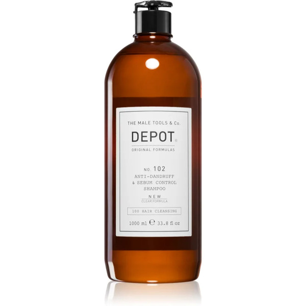  Depot No. 102 Anti-dandruff & Sebum Control Shampoo Shampoo Riequilibrante Per Cuoio Capelluto Grasso 1000 Ml 