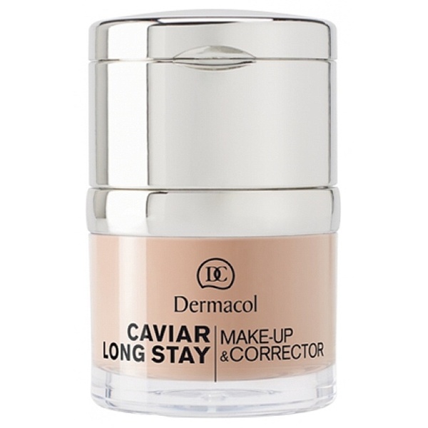  Dermacol Caviar Long Stay Fondotinta A Lunga Tenuta Con Estratti Di Caviale E Correttore Colore Nude 30 Ml 