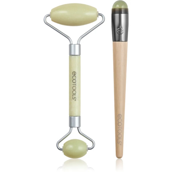  Ecotools Jade Duo Rullo Per Massaggi Per Il Viso E Attrezzi Per I Massaggi Per Il Contorno Occhi 1 Pz 