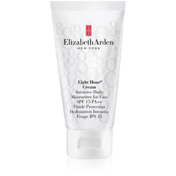  Elizabeth Arden Eight Hour Intensive Daily Moisturizer For Face Crema Giorno Idratante Per Tutti I Tipi Di Pelle Spf 15 50 Ml 