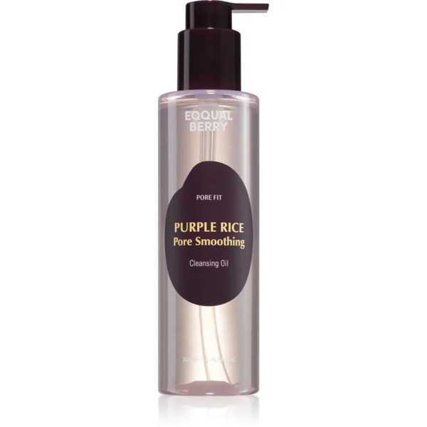  Eqqualberry Purple Rice Pore Smoothing Cleansing Oil Olio Di Pulizia Profonda Per Pelli Grasse E Problematiche 200 Ml 