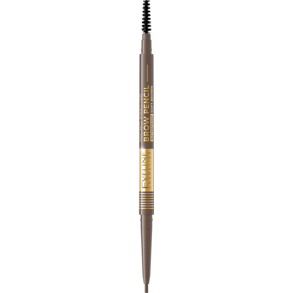  Eveline Cosmetics Micro Precise Matita Sopracciglia Waterproof Con Spazzolino 2 In 1 Colore 02 Soft Brown 4 G 