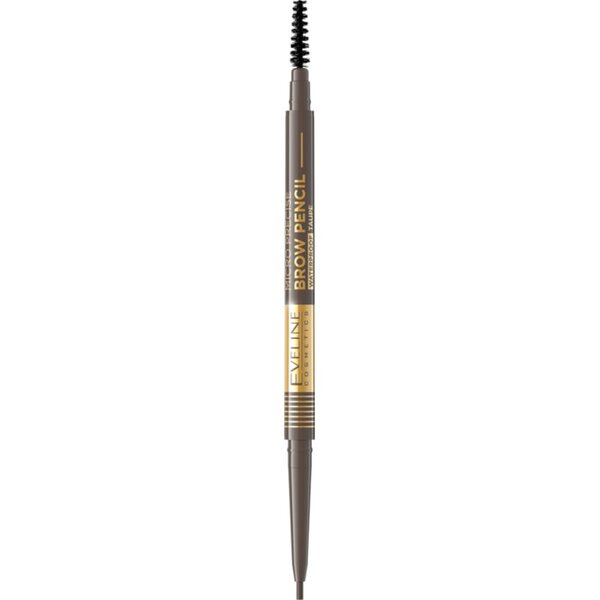  Eveline Cosmetics Micro Precise Matita Sopracciglia Waterproof Con Spazzolino 2 In 1 Colore 01 Taupe 4 G 