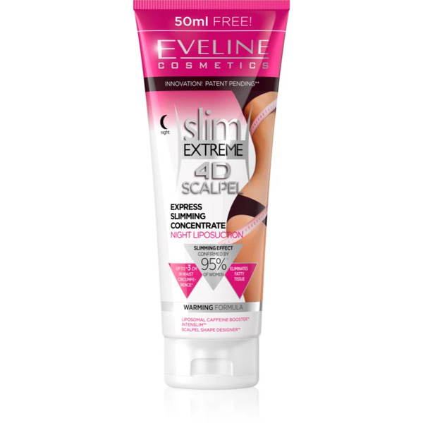  Eveline Cosmetics Slim Extreme 4d Scalpel Siero Notte Ultra Concentrato Effetto Cicatrizzante 250 Ml 