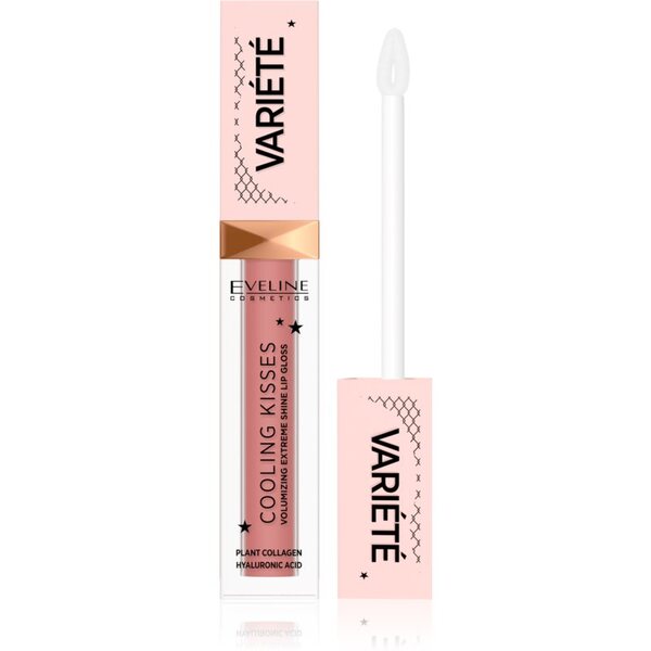  Eveline Cosmetics Variété Cooling Kisses Lucidalabbra Idratante Con Effetto Rinfrescante Colore 03 Star Glow 6,8 Ml 