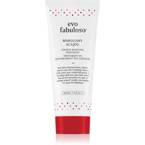  Evo Fabuloso Colour Boosting Treatment Balsamo Per Esaltare Il Colore Dei Capelli Colore Mahogany 220 Ml 