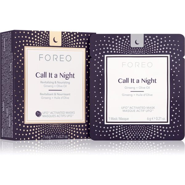  Foreo Ufo™ Call It A Night Maschera Notte Rivitalizzante Per Rigenerare La Pelle Effetto Nutriente 7x6 G 