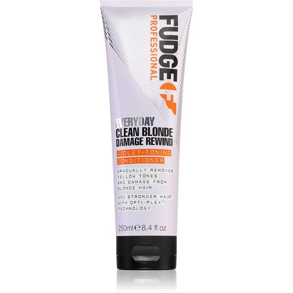  Fudge Everyday Clean Blonde Damage Rewind Conditioner Balsamo Per Uso Quotidiano Per Capelli Biondi E Con Mèches 250 Ml 