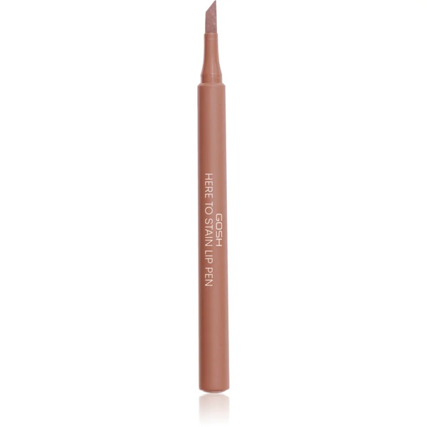  Gosh Copenhagen Here To Stain Lip Pen Pennarello Labbra Per Un Effetto Lunga Durata Colore 004 Mocha Stain 1 Ml 