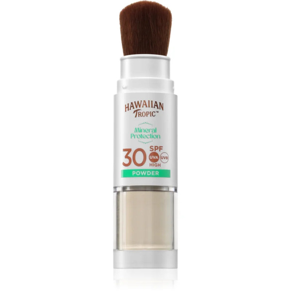  Hawaiian Tropic Mineral Protection Powder Brush Cipria Protettiva Abbronzante Resistente All'acqua Spf 30 4.25 G 