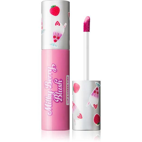  I Heart Revolution Milkshake Milky Berry Blush Trucco Multifunzione Per Labbra E Viso Colore Strawberry Shake 10 Ml 