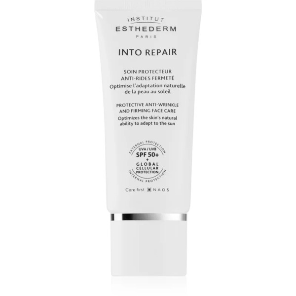  Institut Esthederm Into Repair Protective And Anti-wrinkle Creme Spf 50+ Crema Protettiva Viso Per L'intolleranza Al Sole Spf 50+ 50 Ml 
