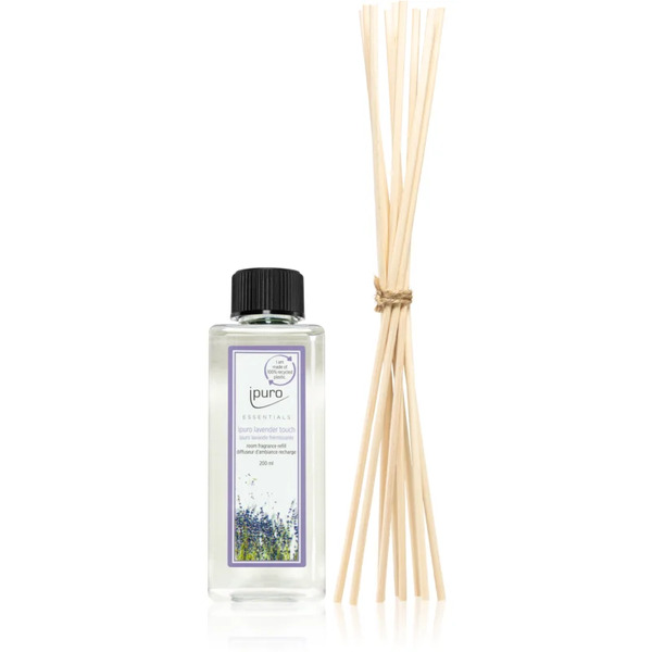  Ipuro Essentials Lavender Touch Ricarica Per Diffusori Di Aromi + Bastoncini Di Ricarica Per Diffusori Di Aromi 200 Ml 
