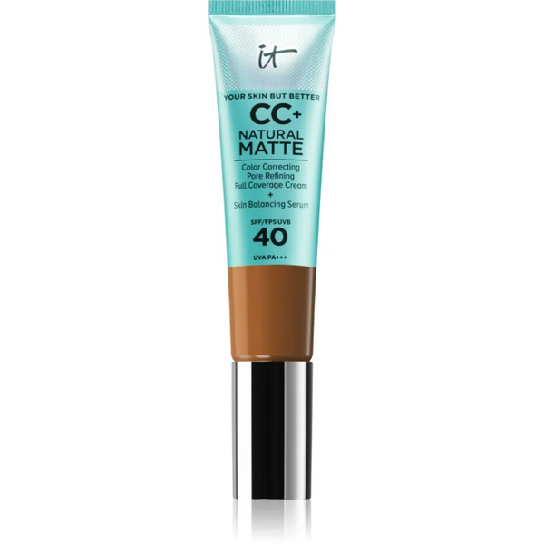  It Cosmetics Your Skin But Better Cc+ Natural Matte Cc Cream Per Un Finish Opaco Spf 40 Rich Honey 32 Ml 