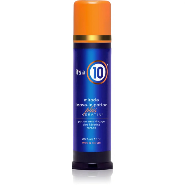  It's A 10 Plus Keratin Miracle Leave-in Potion Balsamo Senza Risciacquo Per Capelli Brillanti E Morbidi 88.7 Ml 