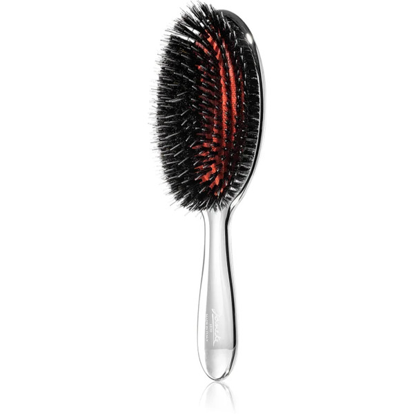  Janeke Chromium Line Air-cushioned Brush With Bristles And Nylon Reinforcement Spazzola Per Capelli Ovale 22 X 7 Cm 1 Pz 
