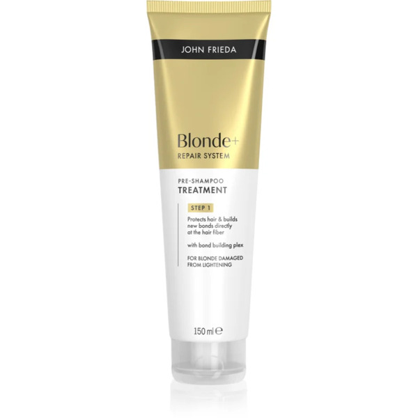  John Frieda Blonde+ Repair System Pre-shampoo Treatment Trattamento Pre-shampoo Per Capelli Più Forti 150 Ml 