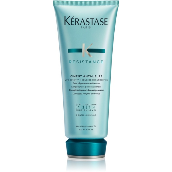  Kérastase Résistance Ciment Anti-usure Trattamento Intensivo Per Capelli Indeboliti E Leggermente Danneggiati E Per Doppie Punte 200 Ml 