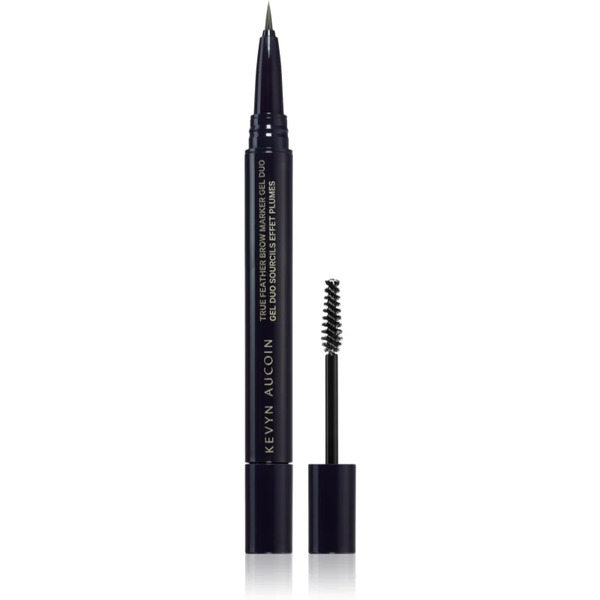  Kevyn Aucoin True Feather Brow Marker Gel Duo Matita Per Sopracciglia Con Spazzolino Colore Ash Blonde 0,4 Ml 