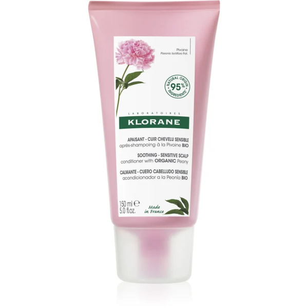  Klorane Peony Soothing Sensitive Hair Scalp Conditioner Balsamo Per Capelli Per Cuoi Capelluti Sensibili 150 Ml 
