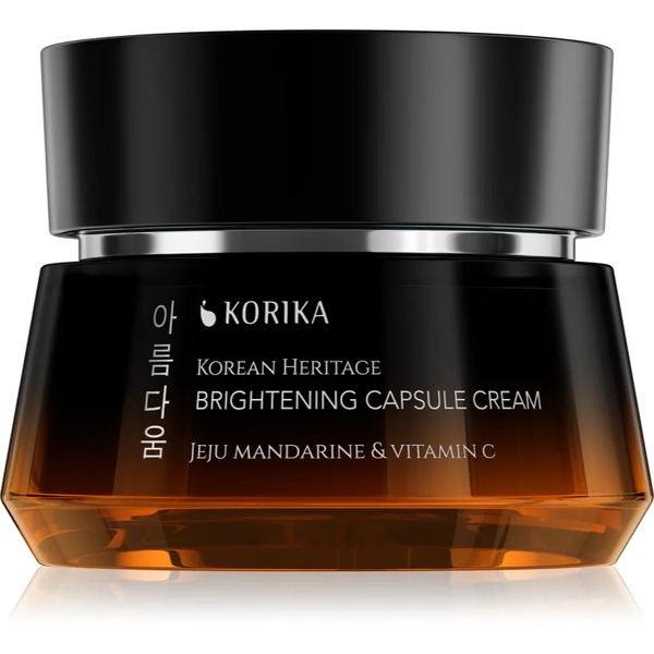  Korika Korean Heritage Jeju Mandarine & Vitamin C Brightening Capsule Cream Crema Illuminante Con Vitamina C 50 Ml 