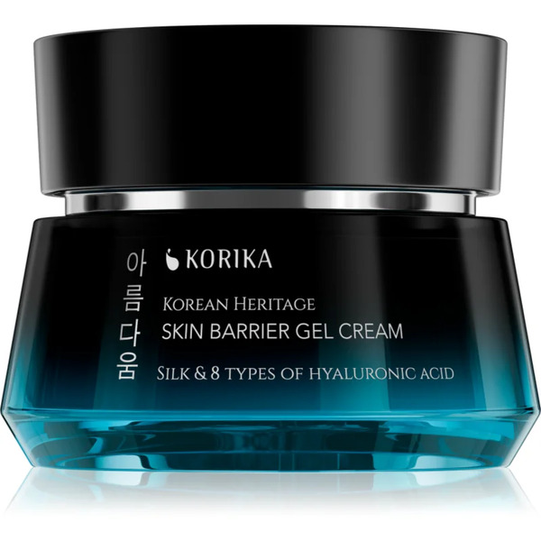  Korika Korean Heritage Silk & 8 Types Of Hyaluronic Acid Skin Barrier Gel Cream Gel-crema Idratante E Lenitivo 50 Ml 