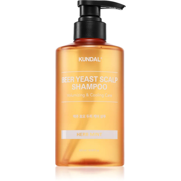  Kundal Beer Yeast Hair Loss Relief Shampoo Shampoo Stimolante E Rinfrescante Anti-caduta Dei Capelli Con Profumazione Herb Mint 500 Ml 