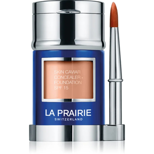  La Prairie Skin Caviar Concealer Foundation Fondotinta E Correttore Spf 15 Colore Nc-20 Porcelaine Blush 30 Ml 