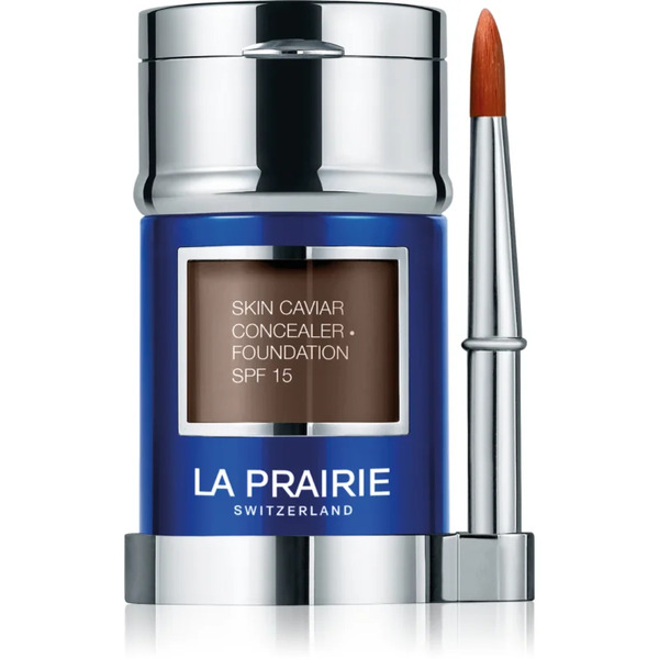  La Prairie Skin Caviar Concealer Foundation Fondotinta E Correttore Spf 15 Colore W-80 Warm Chestnut 30 Ml 