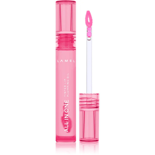  Lamel All In One Lip Tinted Plumping Oil Olio Tonificante Per Le Labbra Per Aumentare Il Volume № 403 Watermelon 3 Ml 