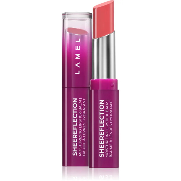  Lamel Sheereflection Moisturizing Lipstick-balm Balsamo Tonificante Per Labbra Effetto Idratante Colore 04 Pink Inspired 3.6 G 