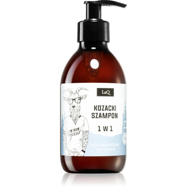  Laq Goat From Poznaň Shampoo Naturale Contro La Forfora Con Estratto Di Pannocchia Di Luppolo 300 Ml 