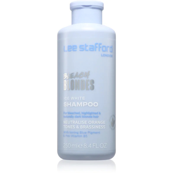  Lee Stafford Bleach Blondes Ice White Shampoo Neutralizzante I Toni Del Giallo Per Capelli Biondi E Con Mèches 250 Ml 