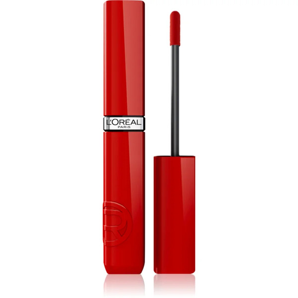  L’oréal Paris Infaillible Laque Resistance Rossetto Liquido Lunga Tenuta Per Idratazione E Brillantezza Colore 415 Red Bisou 4.3 Ml 