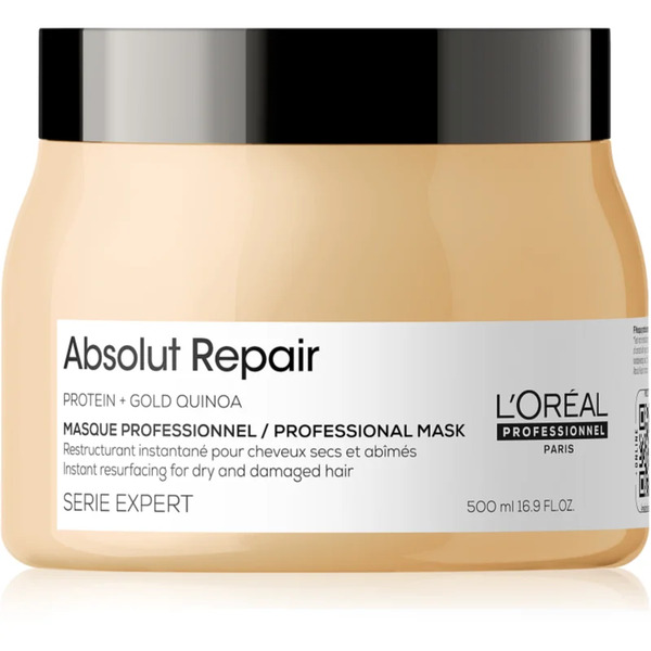  L’oréal Professionnel Serie Expert Absolut Repair Maschera Di Rigenerazione Profonda Per Capelli Rovinati E Secchi 500 Ml 
