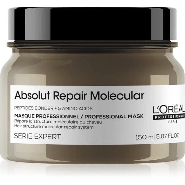  L’oréal Professionnel Serie Expert Absolut Repair Molecular Maschera Per Capelli Rinforzante In Profondità 150 Ml 