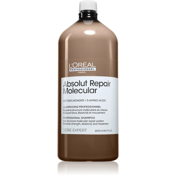  L’oréal Professionnel Serie Expert Absolut Repair Molecular Shampoo Rinforzante Per Capelli Rovinati 1500 Ml 