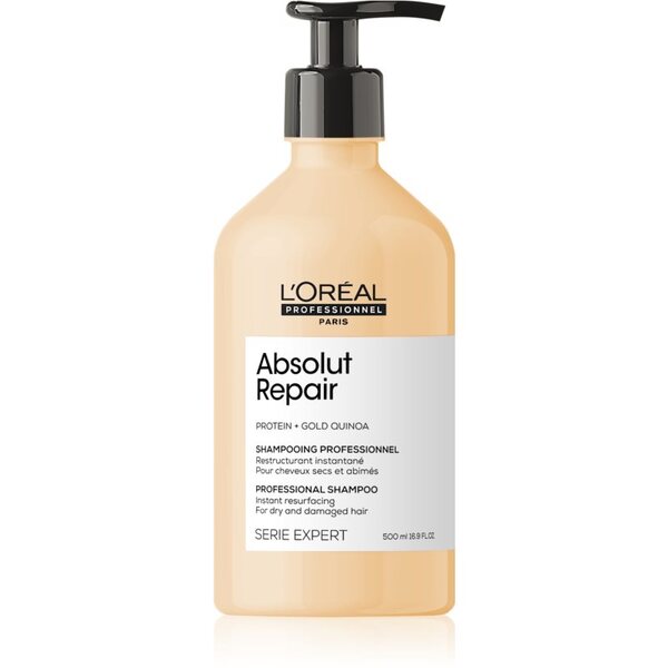  L’oréal Professionnel Serie Expert Absolut Repair Shampoo Di Rigenerazione Profonda Per Capelli Rovinati E Secchi 500 Ml 