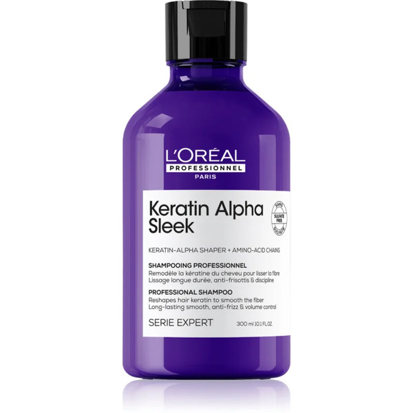  L’oréal Professionnel Serie Expert Keratin Alpha Sleek Shampoo Per Capelli Dall’aspetto Liscio 300 Ml 