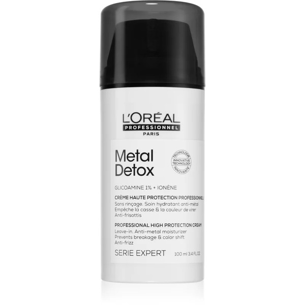  L’oréal Professionnel Serie Expert Metal Detox Crema Protettiva Per Capelli Fragili E Stanchi 100 Ml 