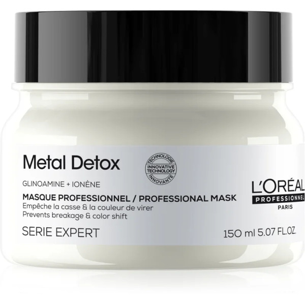  L’oréal Professionnel Serie Expert Metal Detox Maschera Di Nutrimento Profondo Per Capelli Tinti E Danneggiati 150 Ml 