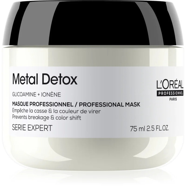  L’oréal Professionnel Serie Expert Metal Detox Maschera Di Nutrimento Profondo Per Capelli Tinti E Danneggiati 75 Ml 