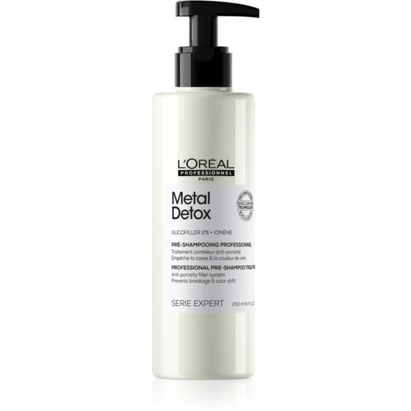  L’oréal Professionnel Serie Expert Metal Detox Trattamento Pre-shampoo Per Capelli Tinti E Danneggiati 250 Ml 