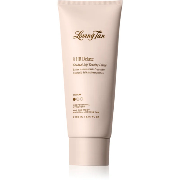  Loving Tan Deluxe Gradual Tan Latte Nutriente Corpo Per Esaltare L'abbronzatura Colore Medium 150 Ml 