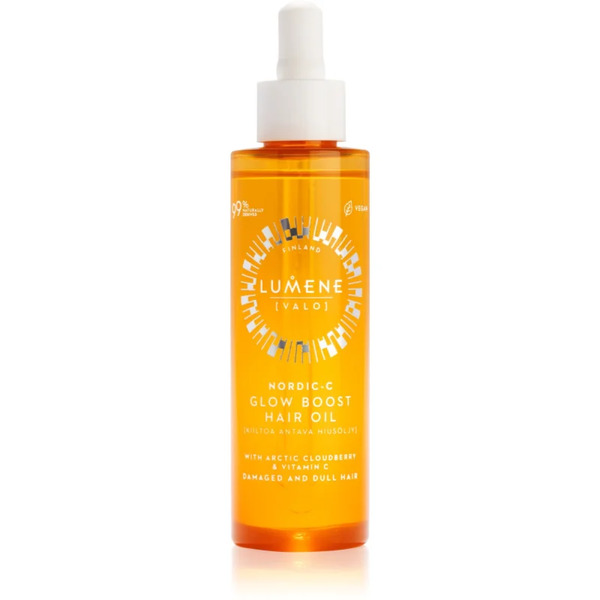  Lumene Nordic-c [valo] Glow Boost Olio Rinforzante E Illuminante Per Capelli Rovinati E Secchi 75 Ml 
